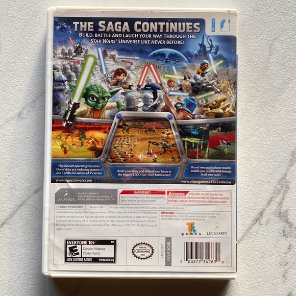 Wii Lego Star Wars III Video Game - Picture 2 of 5